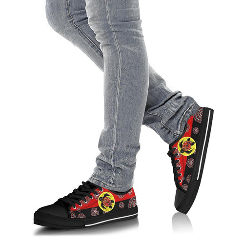 canvas-shoes-aboriginal-dot-painting-shoes-turtle-low-top