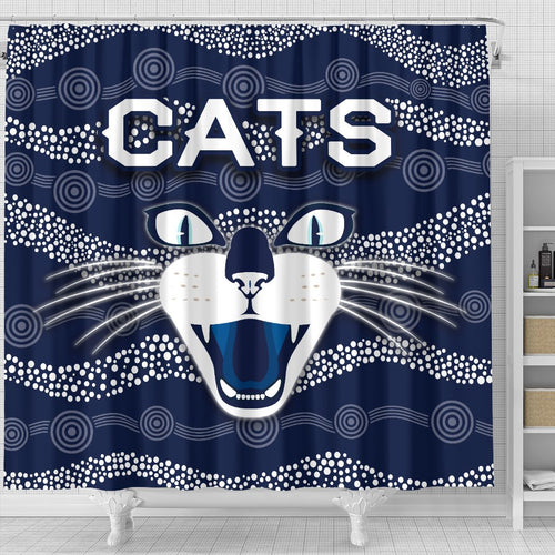 geelong-shower-curtain-cats-indigenous-navy