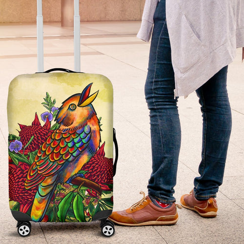 luggage-covers-australia-kookaburra-with-waratah