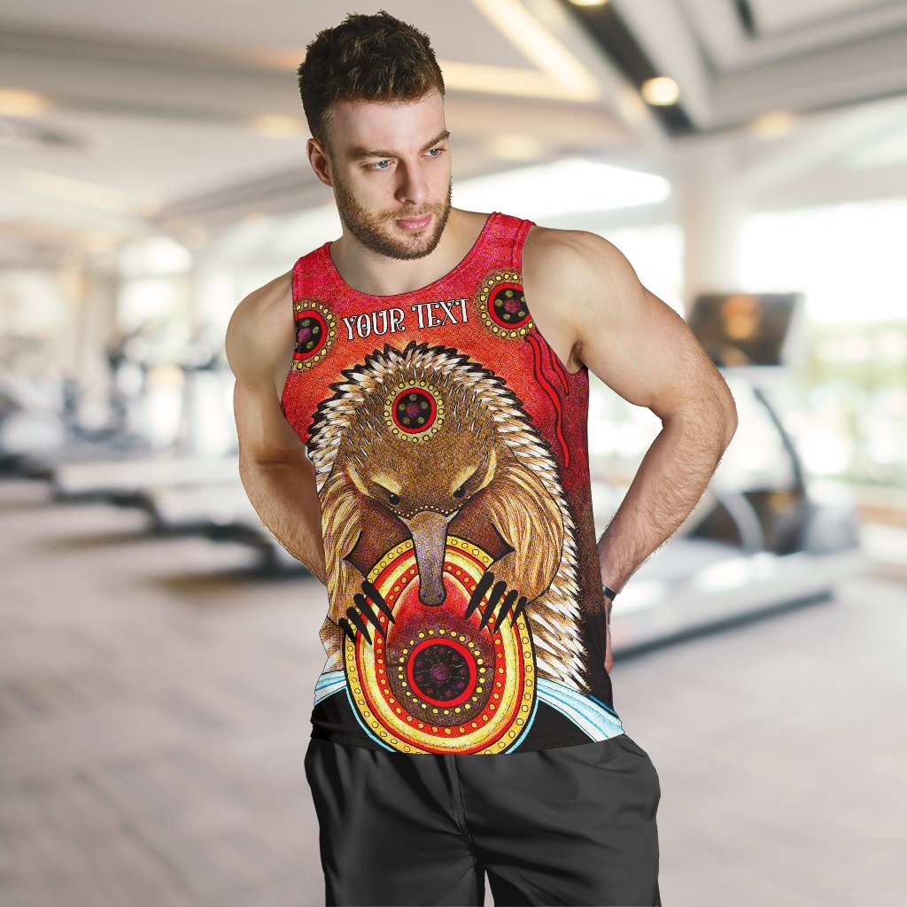 custom-mens-tank-top-australian-echidna