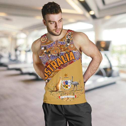 men-tank-top-aboriginal-patterns-mens-tank-australian-coat-of-arms