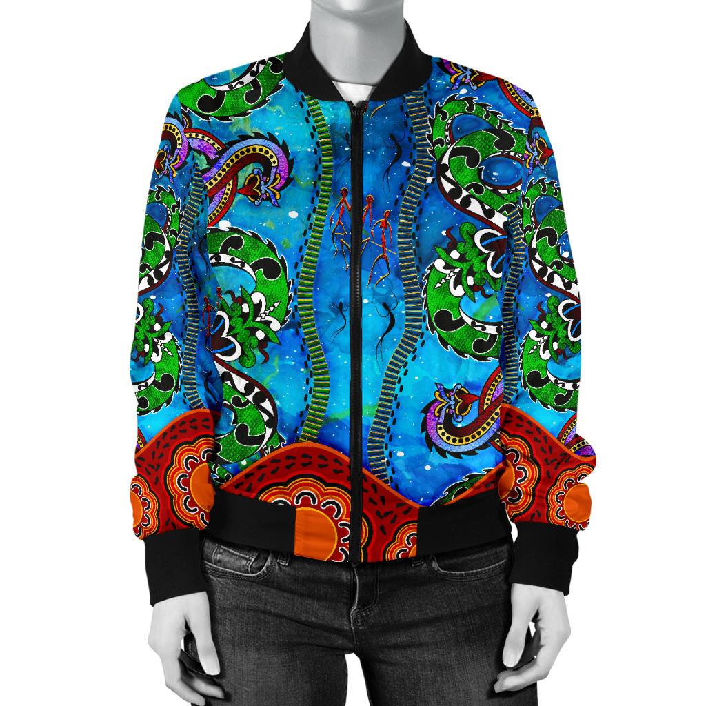 aboriginal-womens-bomber-jacket-aussie-indigenous-patterns-blue