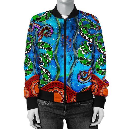 aboriginal-womens-bomber-jacket-aussie-indigenous-patterns-blue