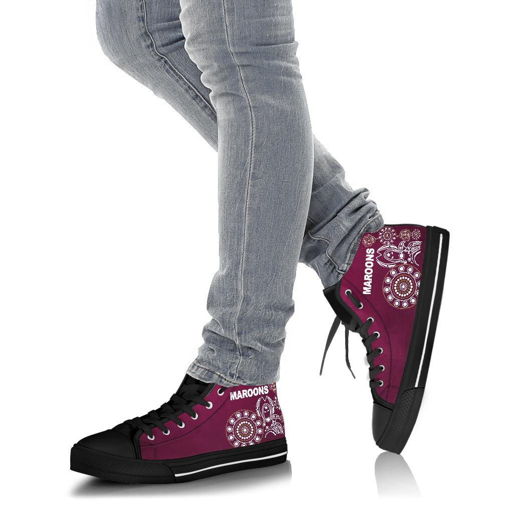 queensland-high-top-shoe-maroons-simple-indigenous