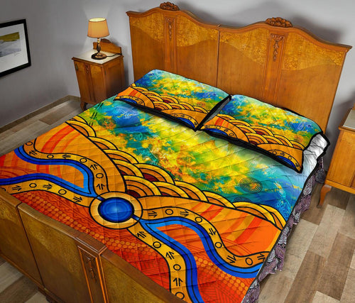 aboriginal-quilt-bed-set-australia-kangaroo-sky