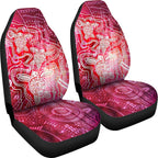 aboriginal-car-seat-covers-sea-turtle-with-indigenous-patterns-pink