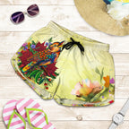 Women's Shorts - Australia Kookaburra With Waratah - Vibe Hoodie