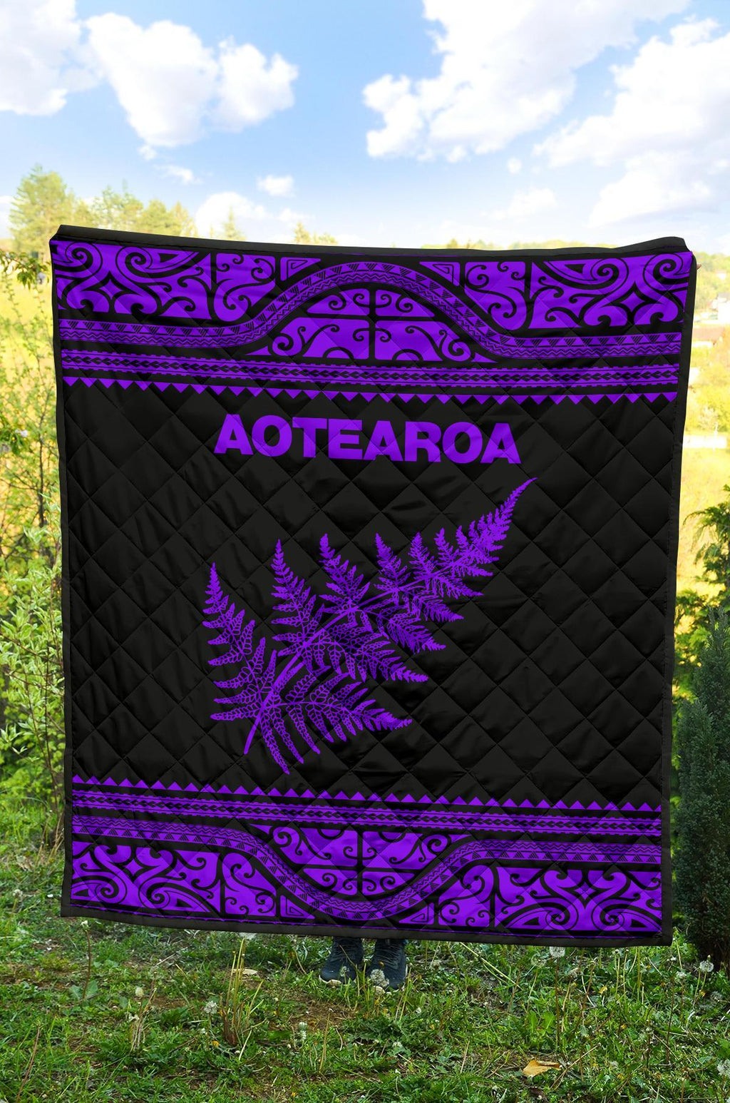 aotearoa-new-zealand-maori-premium-quilt-silver-fern-purple