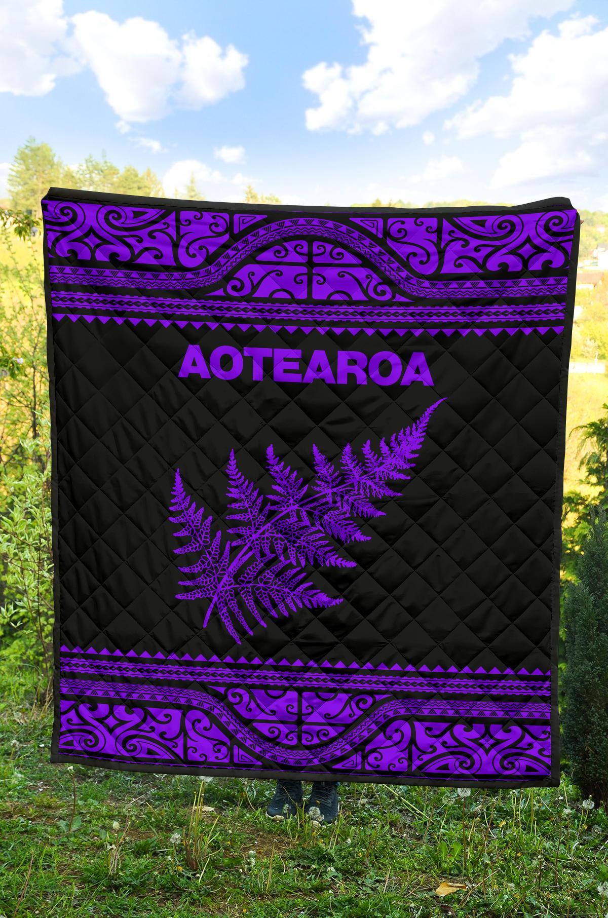 aotearoa-new-zealand-maori-premium-quilt-silver-fern-purple