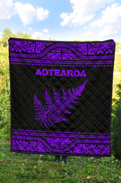 aotearoa-new-zealand-maori-premium-quilt-silver-fern-purple