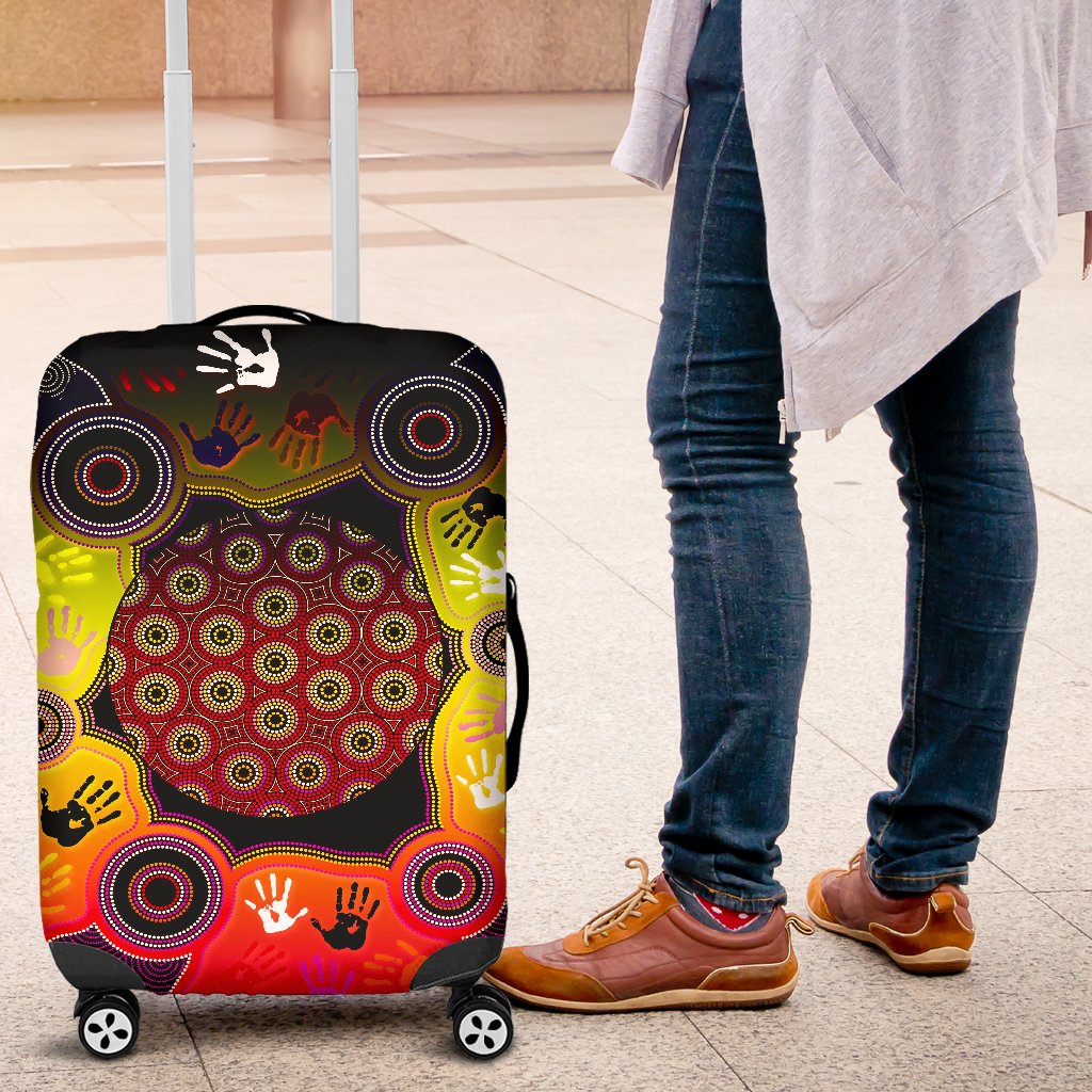 aboriginal-luggage-covers-indigenous-circle-dot-painting-hand-art