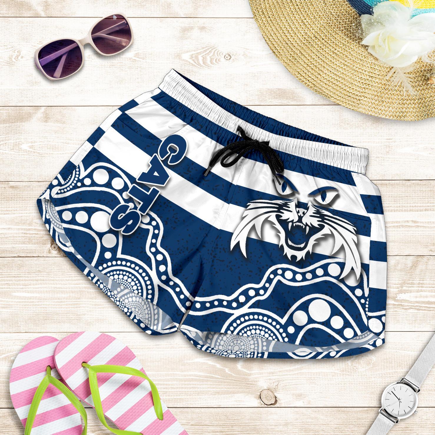 Cats All Over Print Women's Shorts - Vibe Hoodie
