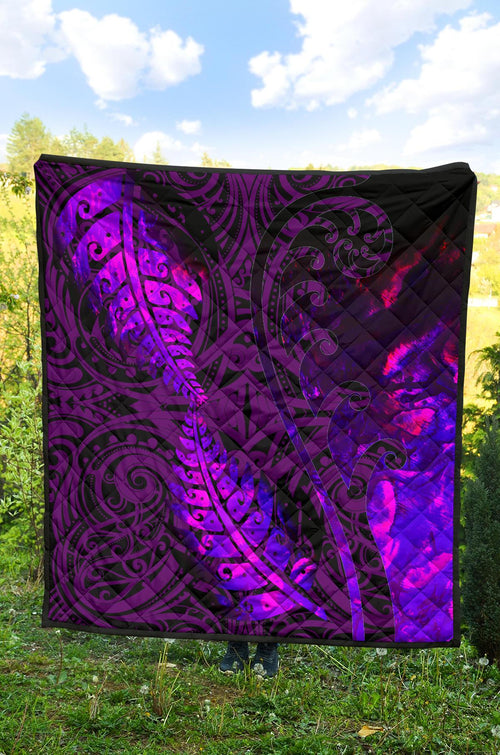 aotearoa-maori-premium-quilt-silver-fern-koru-vibes-purple