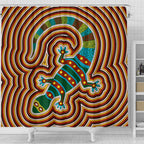 aboriginal-shower-curtain-lizard-dot-painting-patterns