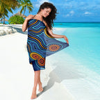aboriginal-sarong-blue-sunrise-indigenous-art