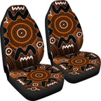 aboriginal-car-seat-cover-boomerang-dot-painting-circle-patterns-flowers