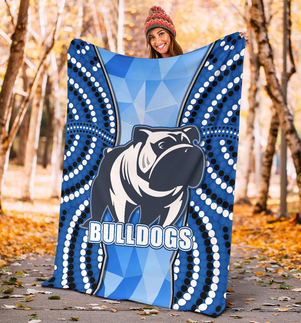 bulldogs-premium-blanket-indigenous-snappy