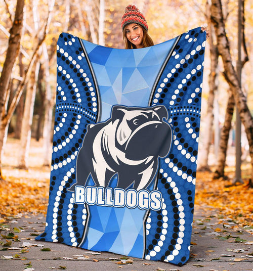bulldogs-premium-blanket-indigenous-snappy