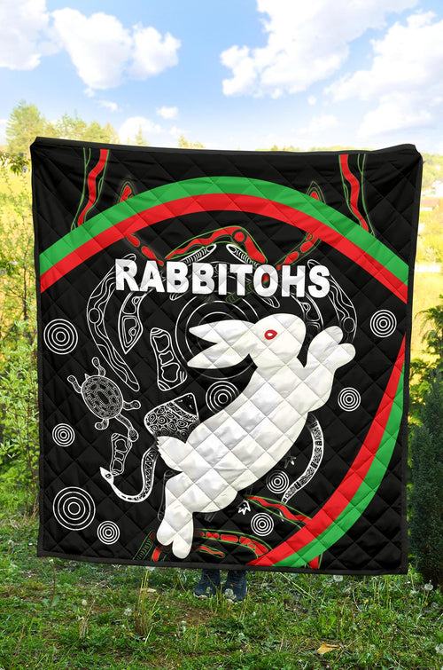 rabbitohs-premium-quilt-indigenous-mystery-vibes