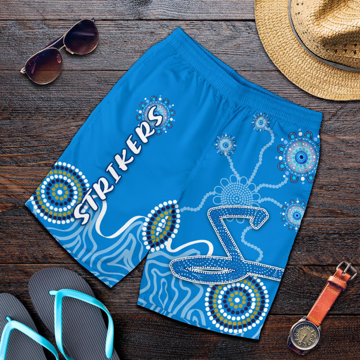 strikers-men-shorts-indigenous-blue-energy