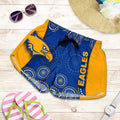 West Coast Eagles All Over Print Women's Shorts Special Aboriginal Style - Vibe Hoodie