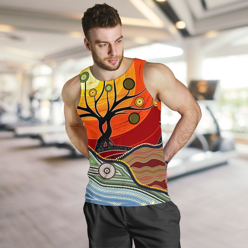 mens-tank-top-australian-aboriginal-tree