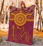 aboriginal-premium-blanket-aboriginal-snake-and-alligator