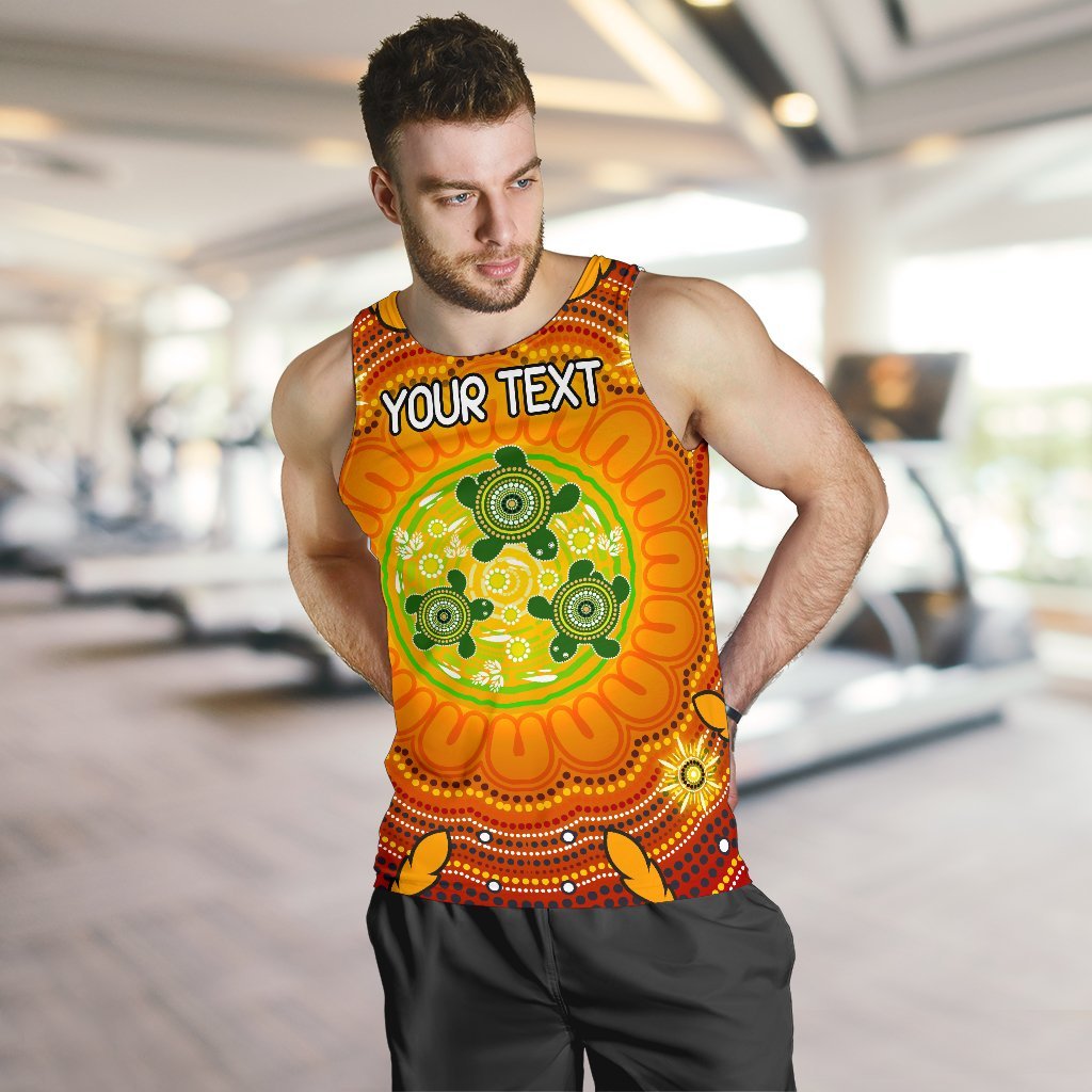 custom-text-aboriginal-mens-tank-top-turtle-circle-dot-painting-art