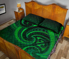 new-zealand-maori-mangopare-quilt-bed-set-polynesian-green
