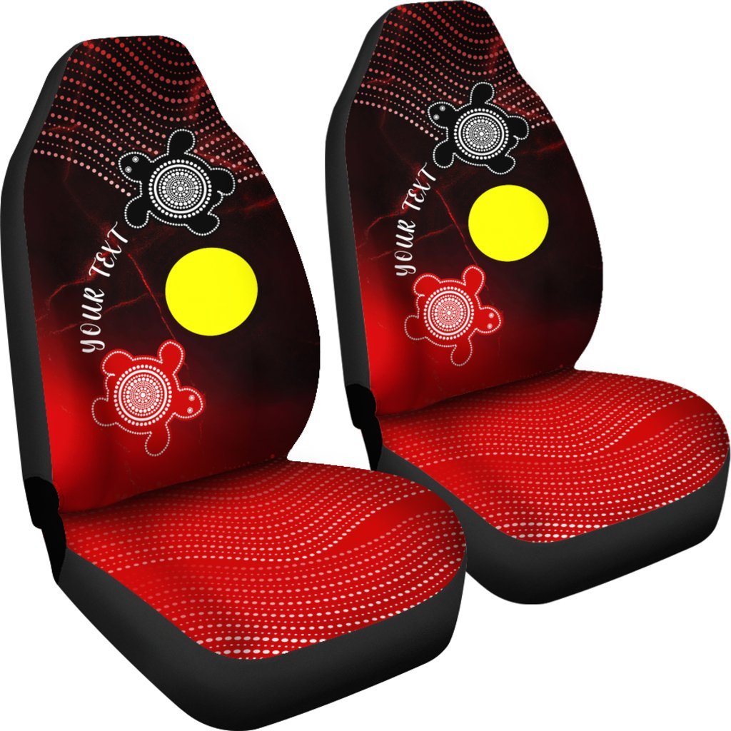 custom-aboriginal-car-seat-covers-indigenous-circle-dot-painting-style