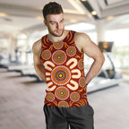 aboriginal-mens-tank-top-circle-flowers-patterns-ver02