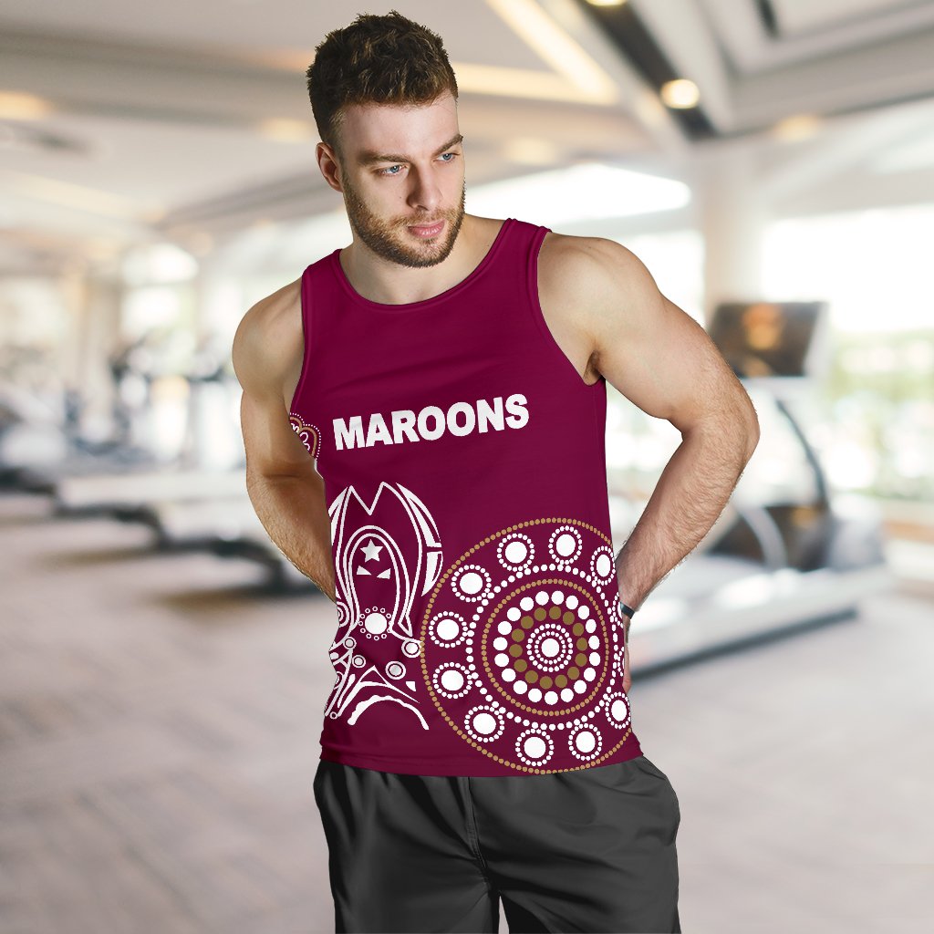 queensland-mens-tank-top-maroons-simple-indigenous