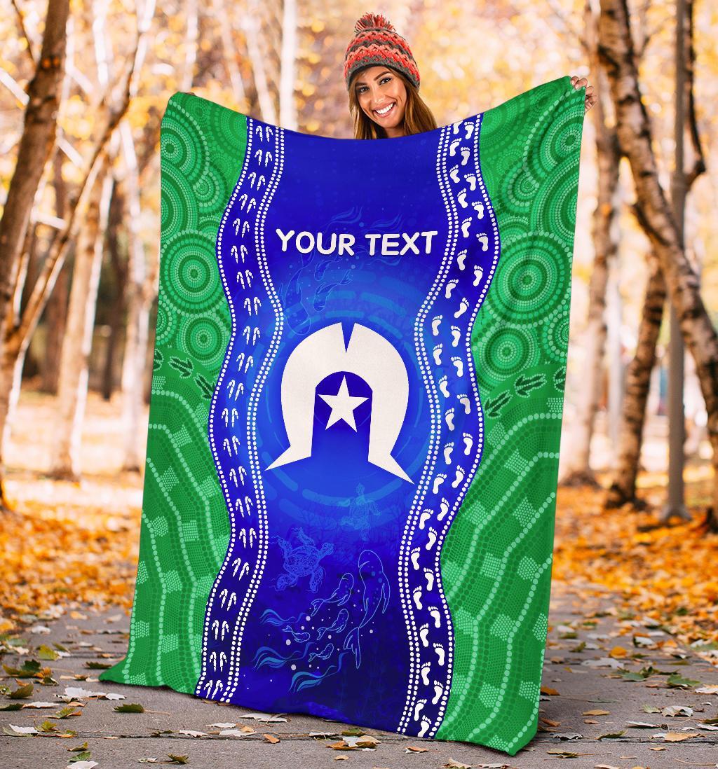 custom-torres-strait-islanders-premium-blanket-torres-symbol-with-aboriginal-patterns