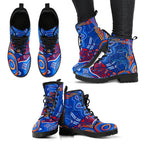 aboriginal-personalised-leather-boots-dolphin-ver02