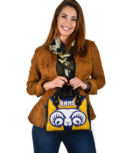 Adelaide Shoulder Handbag Rams Merino Original - Yellow - Vibe Hoodie
