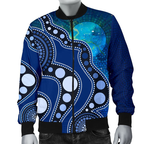 aboriginal-mens-bomber-jacket-australia-indigenous-flag-circle-dot-painting-art-blue