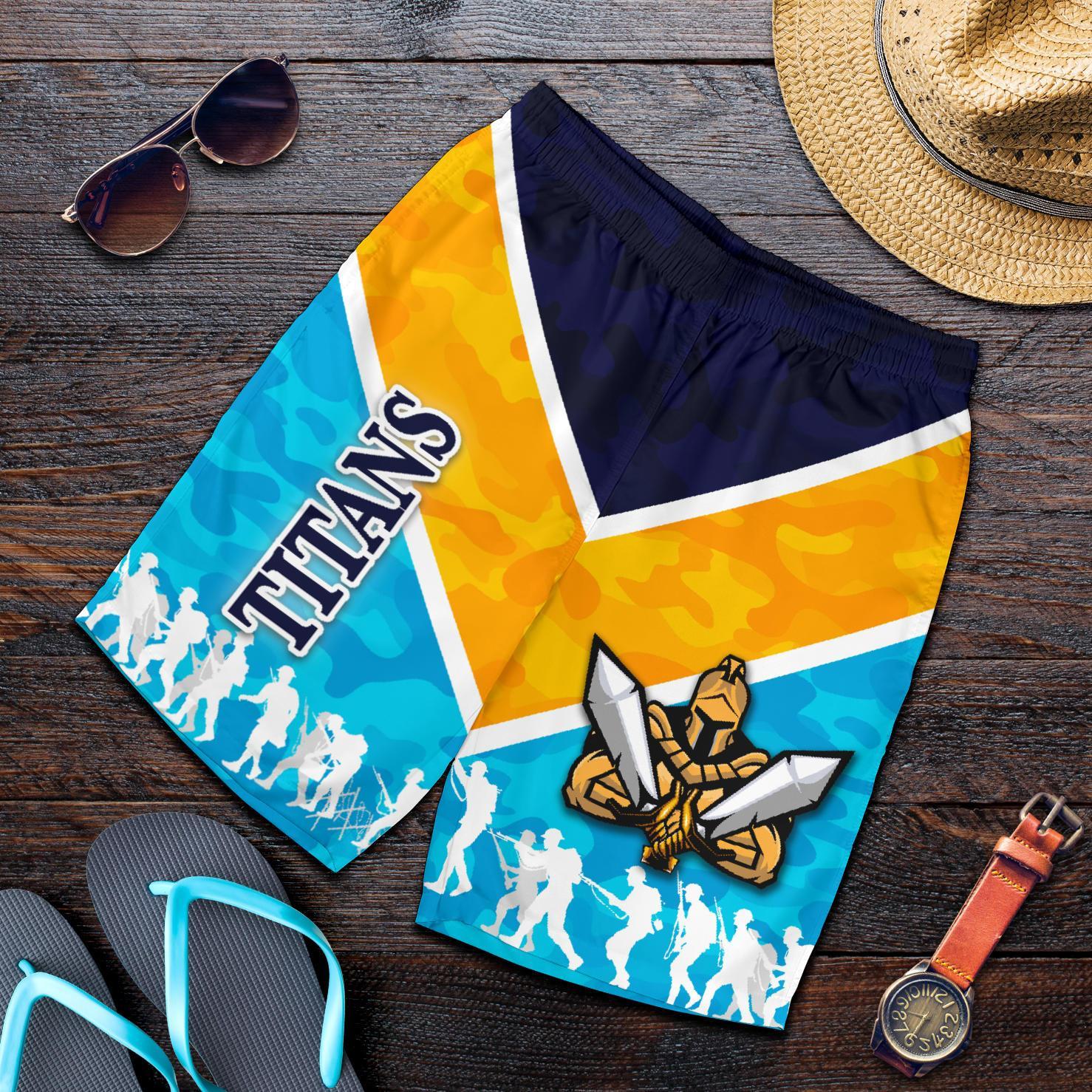 combo-polo-shirt-and-men-short-gold-coast-titans-gladiator-anzac-vibes