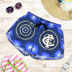 Blues Women Shorts Carlton Bright Indigenous - Vibe Hoodie