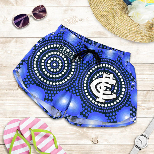 Blues Women Shorts Carlton Bright Indigenous - Vibe Hoodie