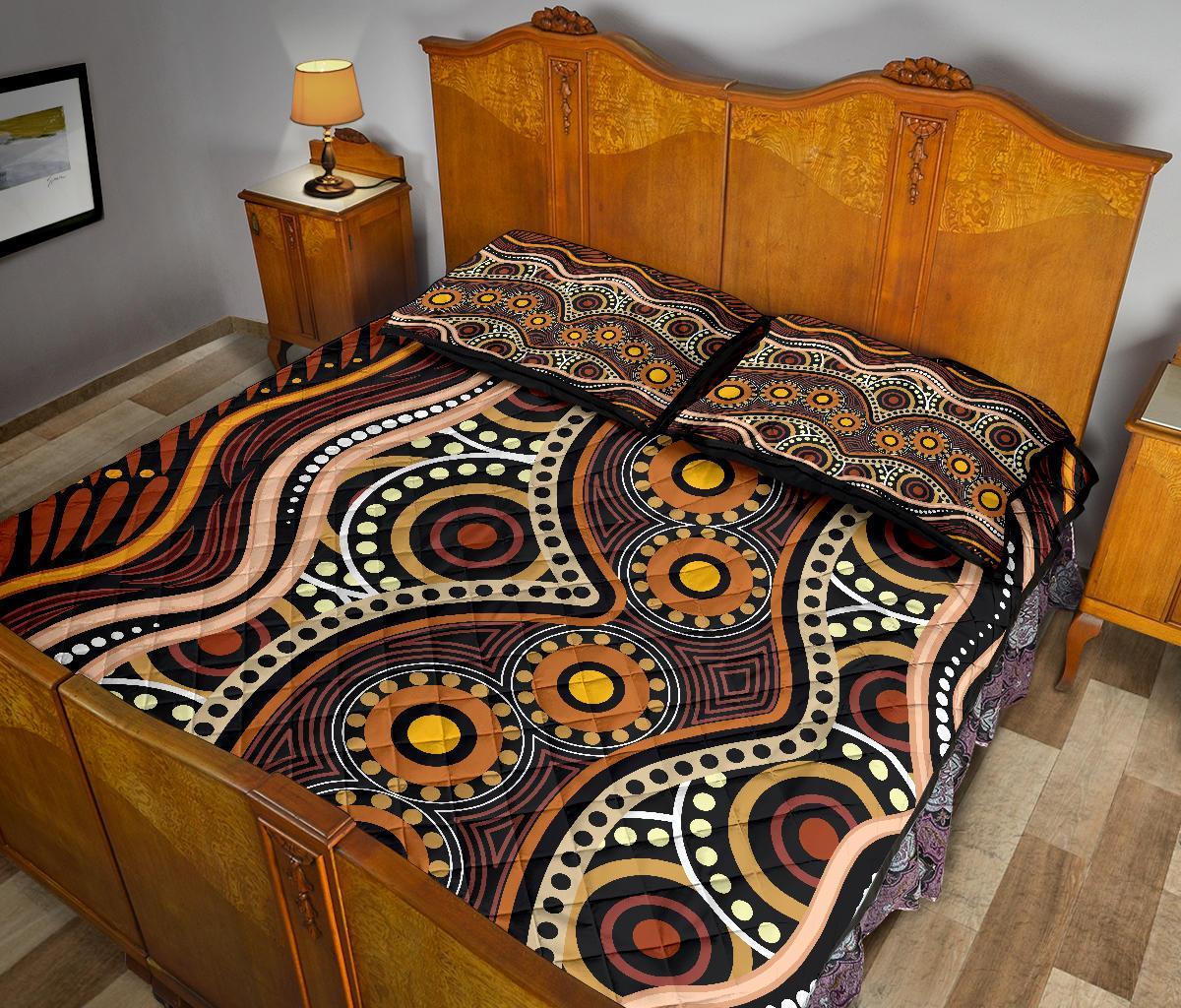aboriginal-quilt-bed-set-indegenous-dot-painting-art-1