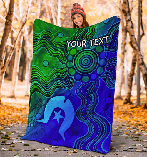custom-aboriginal-premium-blanket-torres-strait-islands-flag