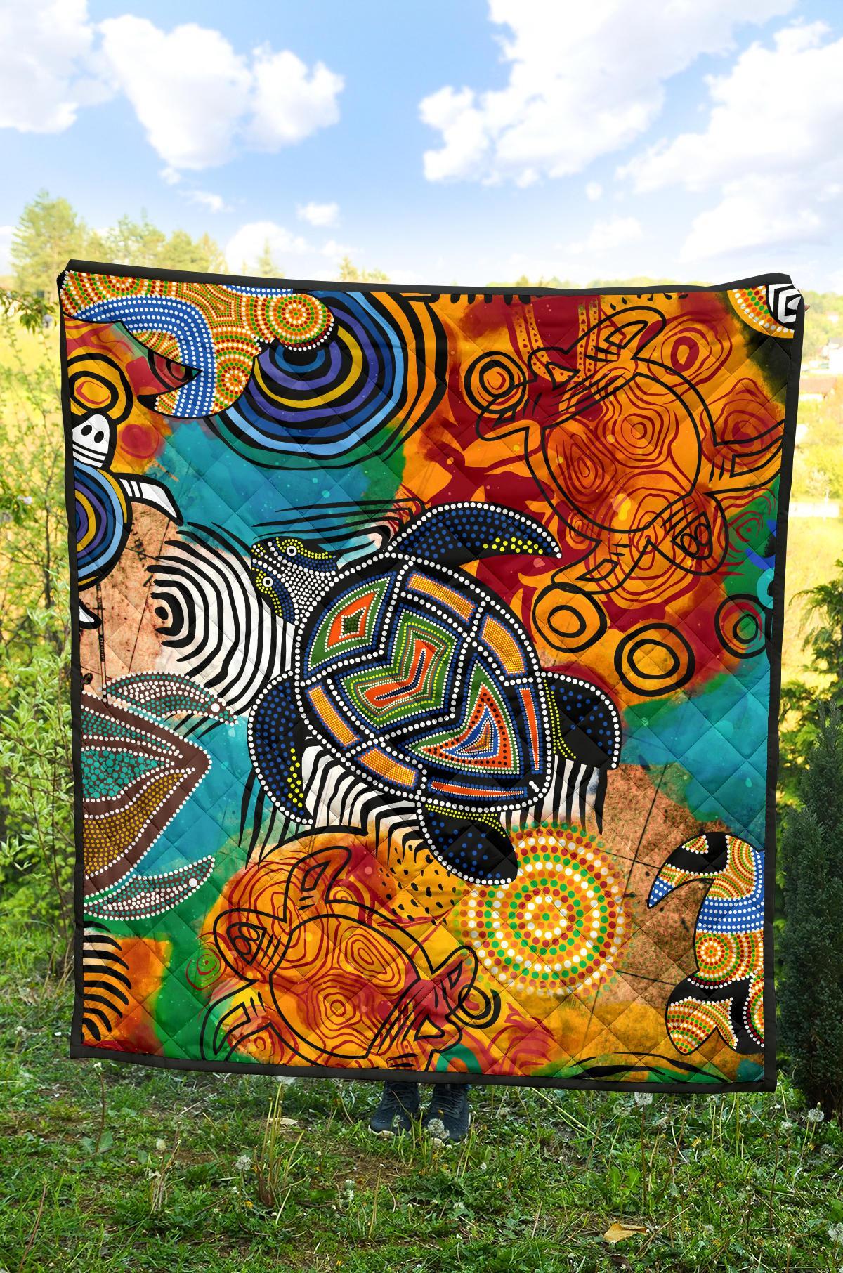 aboriginal-premium-quilt-turtle-indigenous-art