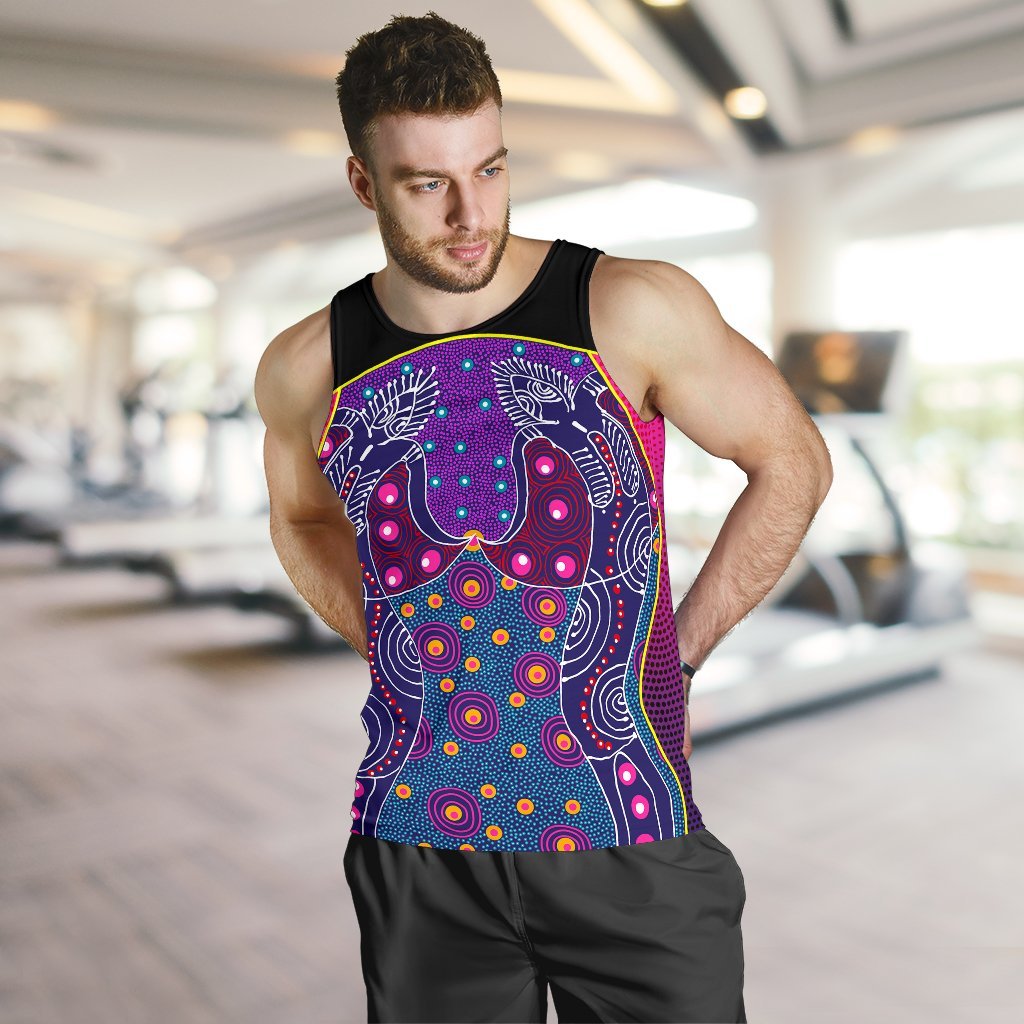 mens-tank-top-aboriginal-sublimation-dot-pattern-style-violet