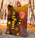 custom-text-aboriginal-premium-blanket-australia-indigenous-flag-circle-dot-painting-art-golden