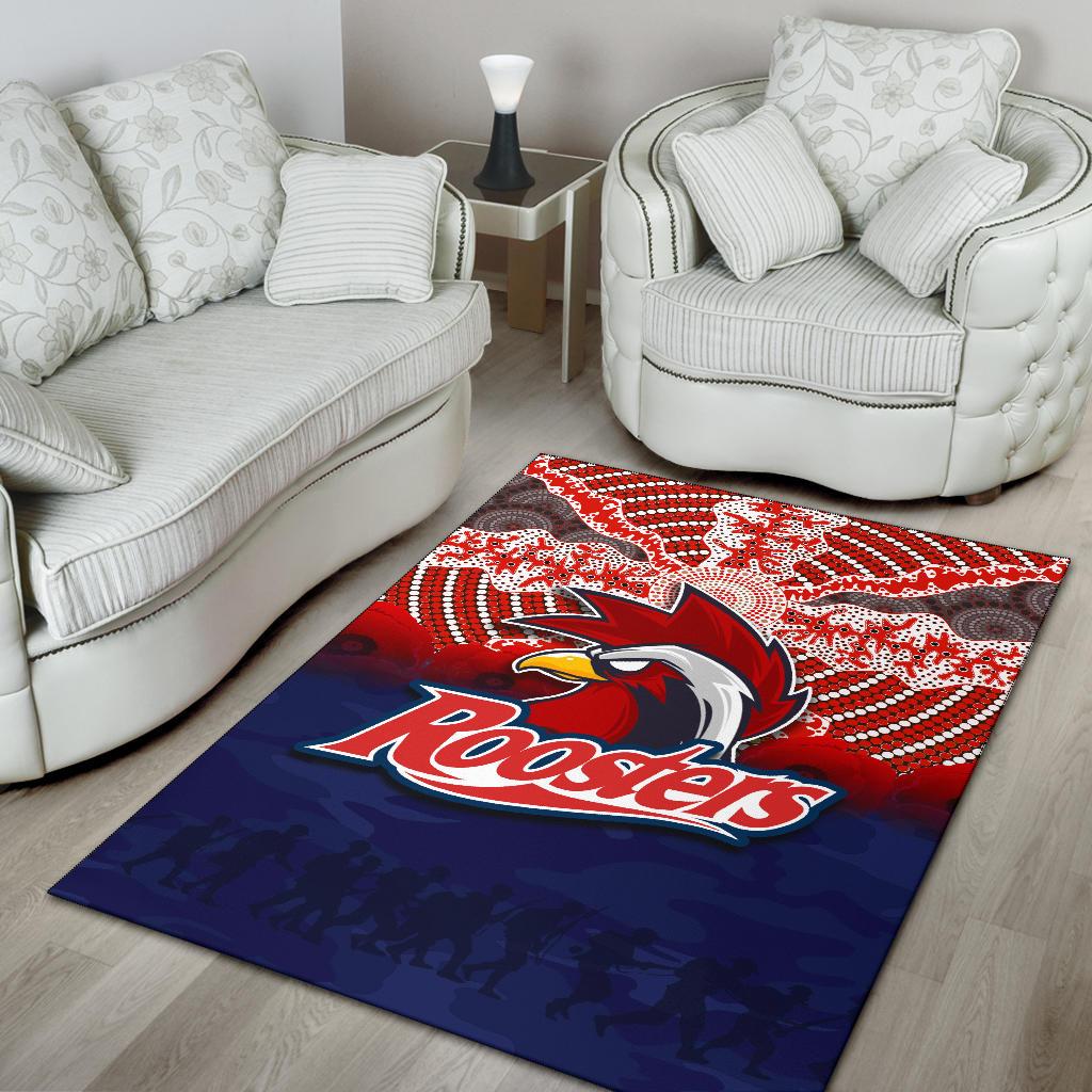 roosters-area-rug-anzac-day-aboriginal