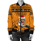 wests-christmas-womens-bomber-jacket-tigers-unique-vibes-orange