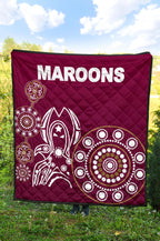 queensland-premium-quilt-maroons-simple-indigenous