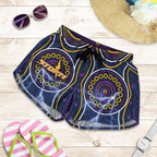 Melbourne Women Shorts Lightning Storm Indigenous - Vibe Hoodie