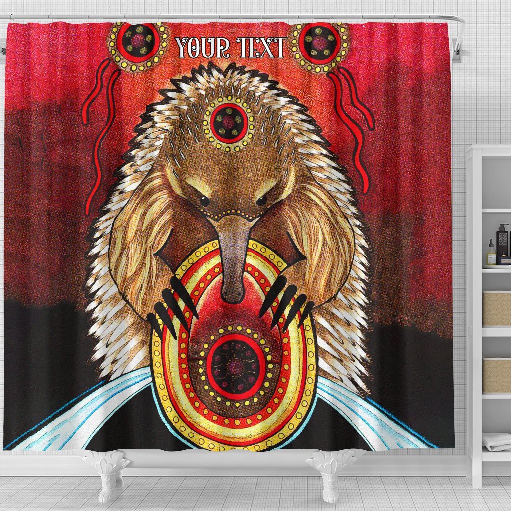 custom-shower-curtain-australian-echidna