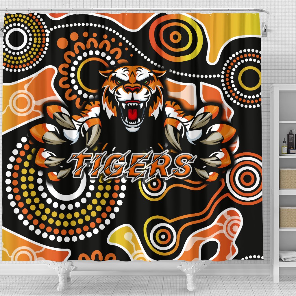 wests-shower-curtain-rugby-tigers-indigenous